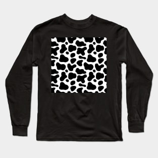 Cow Print Design Long Sleeve T-Shirt